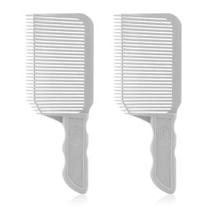 lot 12885 image: Vornetil 2 Pc Barber Gradient Positioning Fade Combs Set Gray