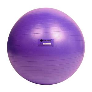 lot 13417 image: Body Sport Exercise Ball with Pump 17.7 in Purple