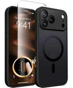 lot 14219 image: CAPRARO iPhone 17 Pro Case MagSafe Compatible Black