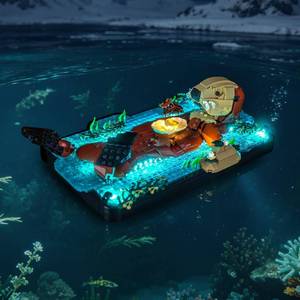 lot 14220 image: Hilighting LED Light Kit for LEGO Floating Sea Otters 21366