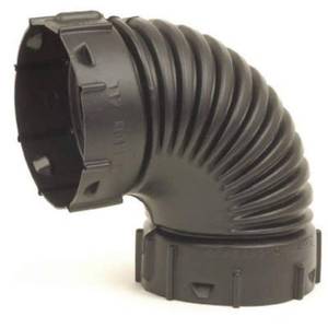 lot 14232 image: Mutual Industries Single Wall 90 Degree Elbow 3-Inch 42-90-3