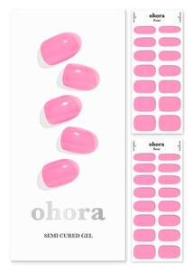 lot 14270 image: ohora Semi Cured Gel Nail Strips Pink N Tint High-Teen
