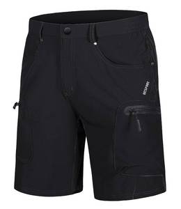 lot 14275 image: TACVASEN Mens Cargo Hiking Shorts 10 Inch Inseam Quick Dry Stretch Black 36