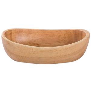 lot 14276 image: PRETYZOOM Wooden Boat-Shaped Fruit Bowl 5.90 x 3.26 x 1.77 In Salad Mixing Tray