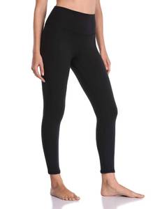 lot 14277 image: YUNOGA Womens High Waisted Yoga Leggings 25 Inch Inseam XXL Black