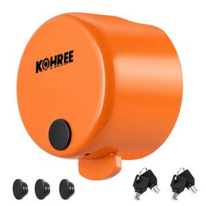 lot 17616 image: Kohree Trailer Coupler Lock 2 Inch and 2-516 Inch Anti-Theft Tongue Lock