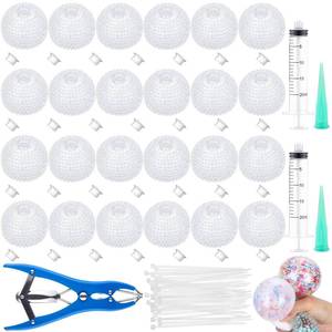 lot 17627 image: Simgoing DIY Stress Ball Making Kit 24 Pcs Blank Spiky Ball Skins