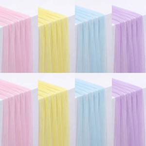 lot 17629 image: Windkream Pastel Tulle Table Runner 29 x 71 in Set