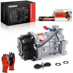 lot 17630 image: A-Premium AC Compressor with Clutch Sd7h15 7-Groove  Retail $162.49