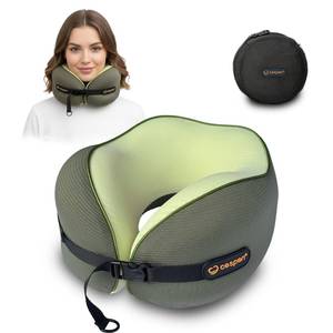 lot 18371 image: Cesperi Memory Foam Travel Neck Pillow, Small