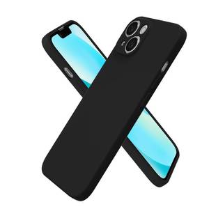 lot 18378 image: Oakxco Silicone Phone Case for iPhone 13 Mini Ultra Slim Black