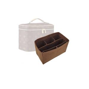 lot 18401 image: LTLinTaoShine Felt Purse Organizer Insert Brown for Nice BB Mini