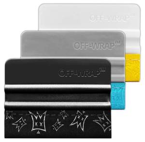 lot 18408 image: Off-Wrap Squeegee Trio for Vinyl Wrap, Tint & PPF Installation