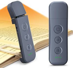 lot 18435 image: Glocusent LED Book Light Clip-On Reading Light 12 LED USB-C Rechargeable