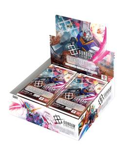 lot 18444 image: Bandai Gundam Card Game Booster Box, 24 Packs, Newtype Rising GD01  Retail $108.99