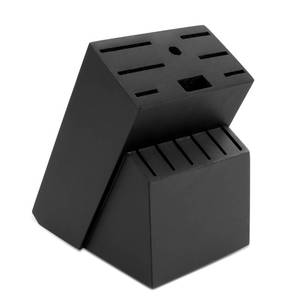 lot 19842 image: RedCall Wooden Knife Block Without Knives 14 Slot Black (Minor Cosmetic Damage)