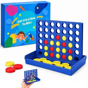 lot 20149 image: Pedolini Mini 4 In A Row Connect Board Game, Travel Size For 2 Players