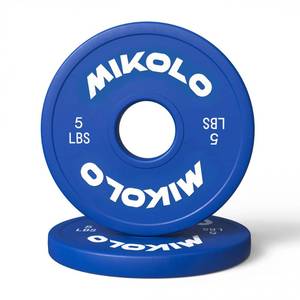 lot 20150 image: Mikolo Fractional Weight Plates Set 1.25LB 2.5LB 5LB 10LB 2 Inch