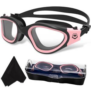 lot 20155 image: WIN.MAX Swimming Goggles Anti-Fog Anti-UV Silicone Frame Leak-Proof