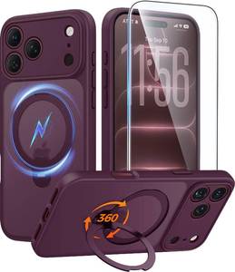 lot 20180 image: FNTCASE Phone Case with 360 Ring Kickstand MagSafe for iPhone 18 Pro17 Pro
