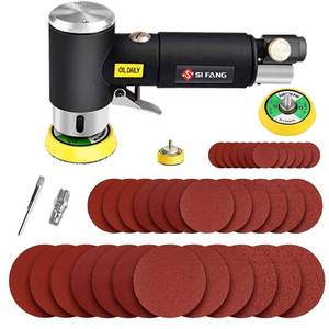 lot 20199 image: SI FANG Pneumatic Mini Random Orbital Air Sander Polisher 123 Inch