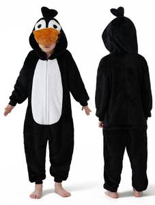 lot 20202 image: DILUFUN Kids Hooded Penguin Onesie Costume Pajamas PE5 (9-10 Years)