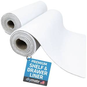 lot 20217 image: Drymate Shelf & Drawer Liner 12 x 59 in 2-Pack White