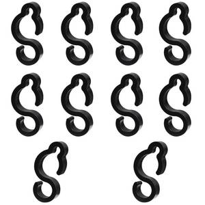 lot 20239 image: WFCYX 10-Pack Marine Shore Power Cable Clips Fits 1 Inch Round Rail