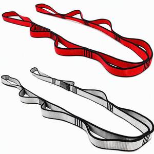 lot 20270 image: Daisy Chain Anti-Gravity Yoga Belt Climbing Rope 24KN Double-Layer
