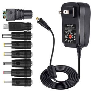 lot 20281 image: SoulBay Universal AC DC Power Adapter 3V-12V Adjustable 2A 30W