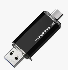 lot 10452 image: 128GB USB Flash Drive USB C  USB A Dual Type C Memory Stick 2-in-1 Thumb Drive Jump Drive for PhotosVideosFiles (128GB)