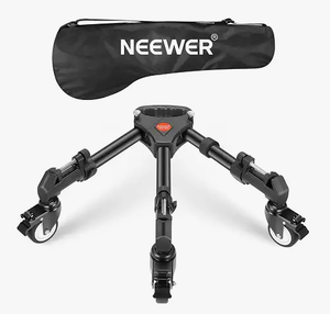 lot 12882 image: Neewer Tripod Dolly Base with 3 Locking Swivel Casters and Hook-and-Loop Strap