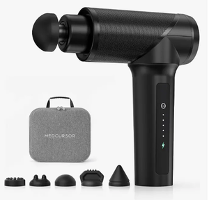 lot 12887 image: Medcursor Handheld Percussion Massage Gun with Cone Attachment