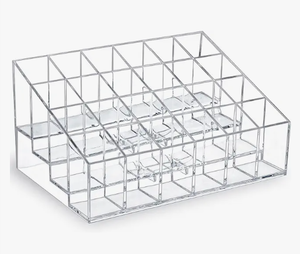 lot 18428 image: Clear Plastic Compartment Organizer Tray with Divided Grid Sections