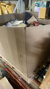 lot 3 image: Gaylord of misc items(Gaylord and pallet not included)