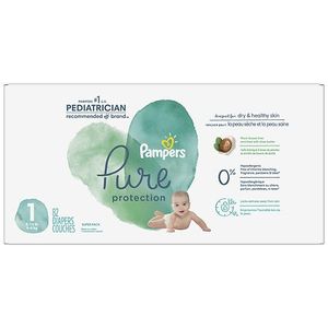 lot 1119 image: Pampers Pure Protection Diapers Size 1 82 Ct 53136812