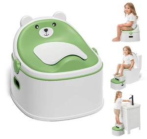 lot 1121 image: MoreFeel 3-in-1 Toddler Potty Training Toilet with Step Stool