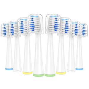 lot 2011 image: Oralphi 8 Pack Toothbrush Replacement Heads for Waterpik Sensonic with Covers