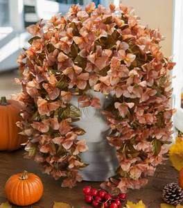 lot 2033 image: INSPRING Artificial Bougainvillea Trailing Vines, 2 Pcs Silk UV Resistant