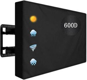 lot 2034 image: DUDSOEHO Outdoor TV Cover 40 to 43 Inch Weatherproof 600D Black