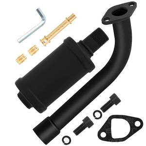 lot 2041 image: SOFO Exhaust Header Muffler Kit for Predator 212 Honda GX200 Go Kart
