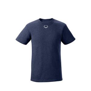 lot 2067 image: EvoShield Youth Heather Short Sleeve Tee Navy Medium