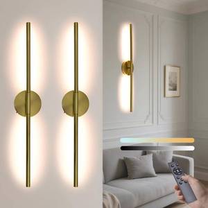 lot 7688 image: HCJIAJING Battery Operated Wall Lights Set of 2 20 Inch