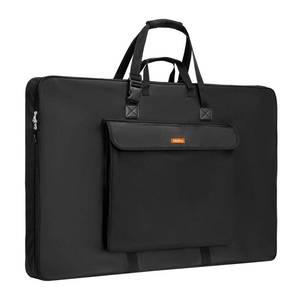 lot 7690 image: Nicpro Art Portfolio Bag 20 x 26 in Nylon Waterproof Artist Carrying Case