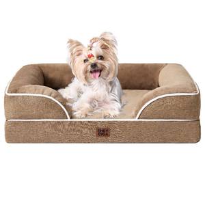 lot 7704 image: EHEYCIGA Orthopedic Small Dog Bed Memory Foam Waterproof Washable