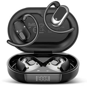 lot 8333 image: AOTONOK Open Ear Wireless Earbuds Bluetooth 5.4 with ENC Noise-Canceling Mic