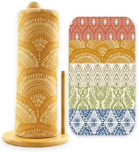 lot 8347 image: ROGITU Reusable Cotton Paper Towels 25 Pack 10.6 x 10.6 Washable Towels