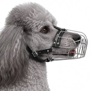 lot 8407 image: BRONZEDOG Wire Basket Dog Muzzle, Size M, Medium Sized Dogs