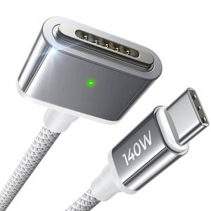 lot 8409 image: LISEN USB-C to Magnetic 3 Cable 140W 3.3FT for MacBook Air Pro