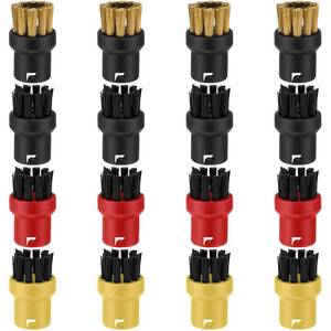 lot 8417 image: Chunful Steam Cleaner Brush Head Attachment 16 Pack for Karcher SC1-SC7